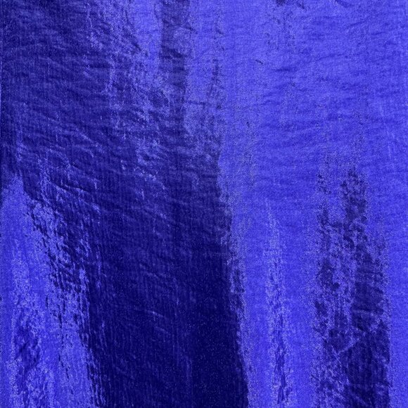 Laundry by Shelli Segal Embellished Halter Cocktail Dress 12 Mini Beaded Blue - Picture 13 of 13